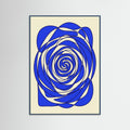 Teal Wood Cobalt Maze Study