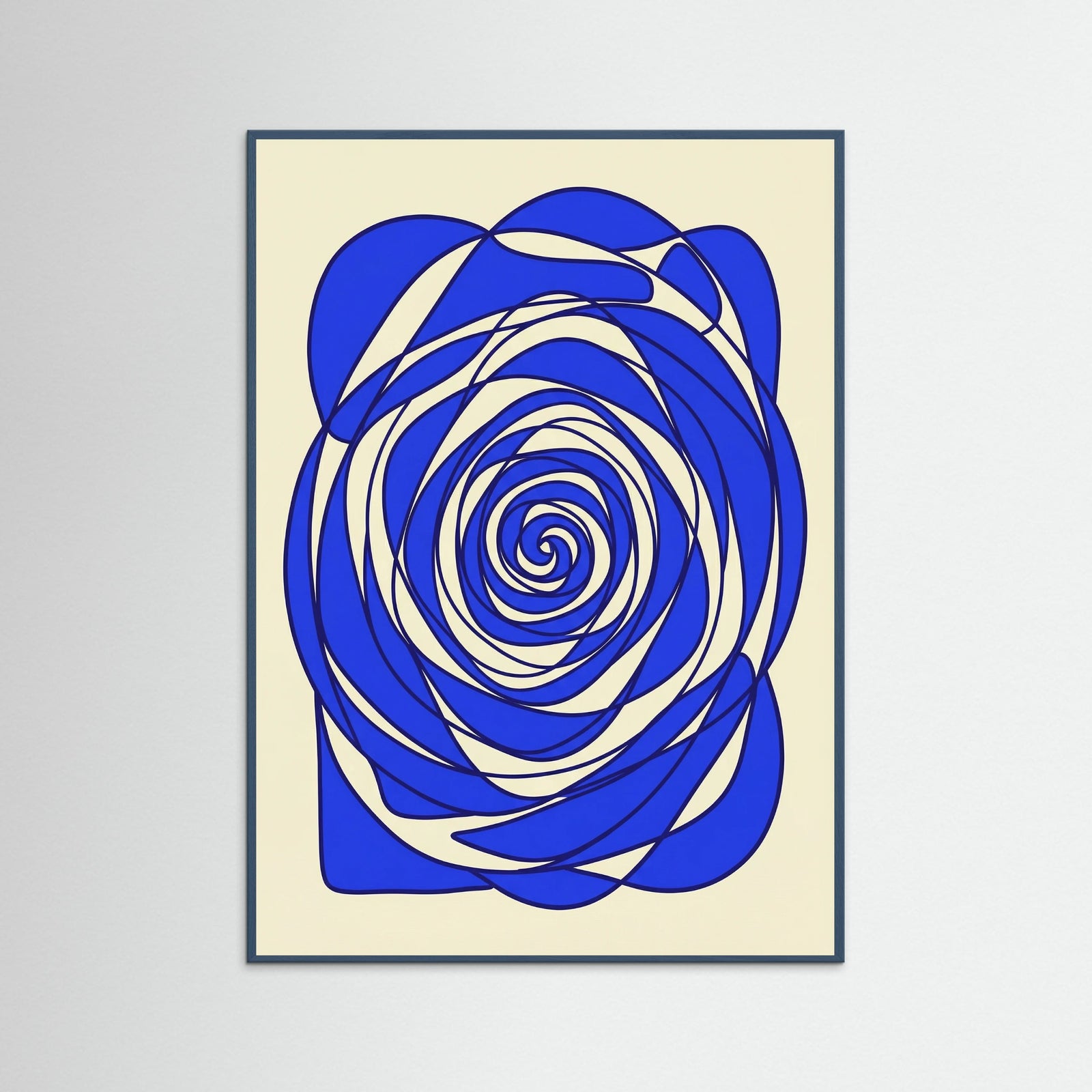 Teal Wood Cobalt Maze Study