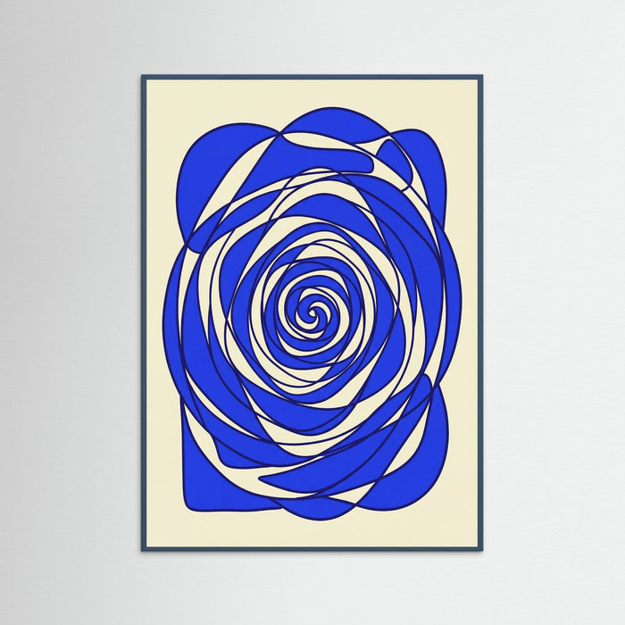 Teal Wood Cobalt Maze Study