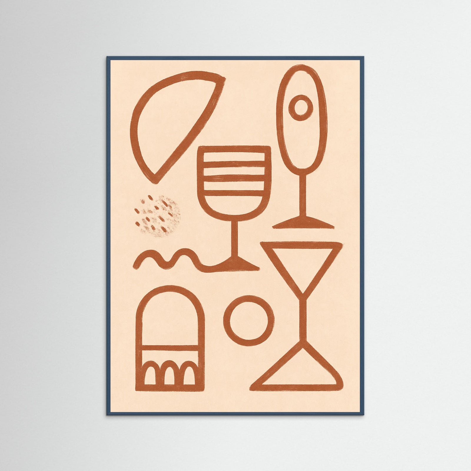 Teal Wood Cocktail Hands