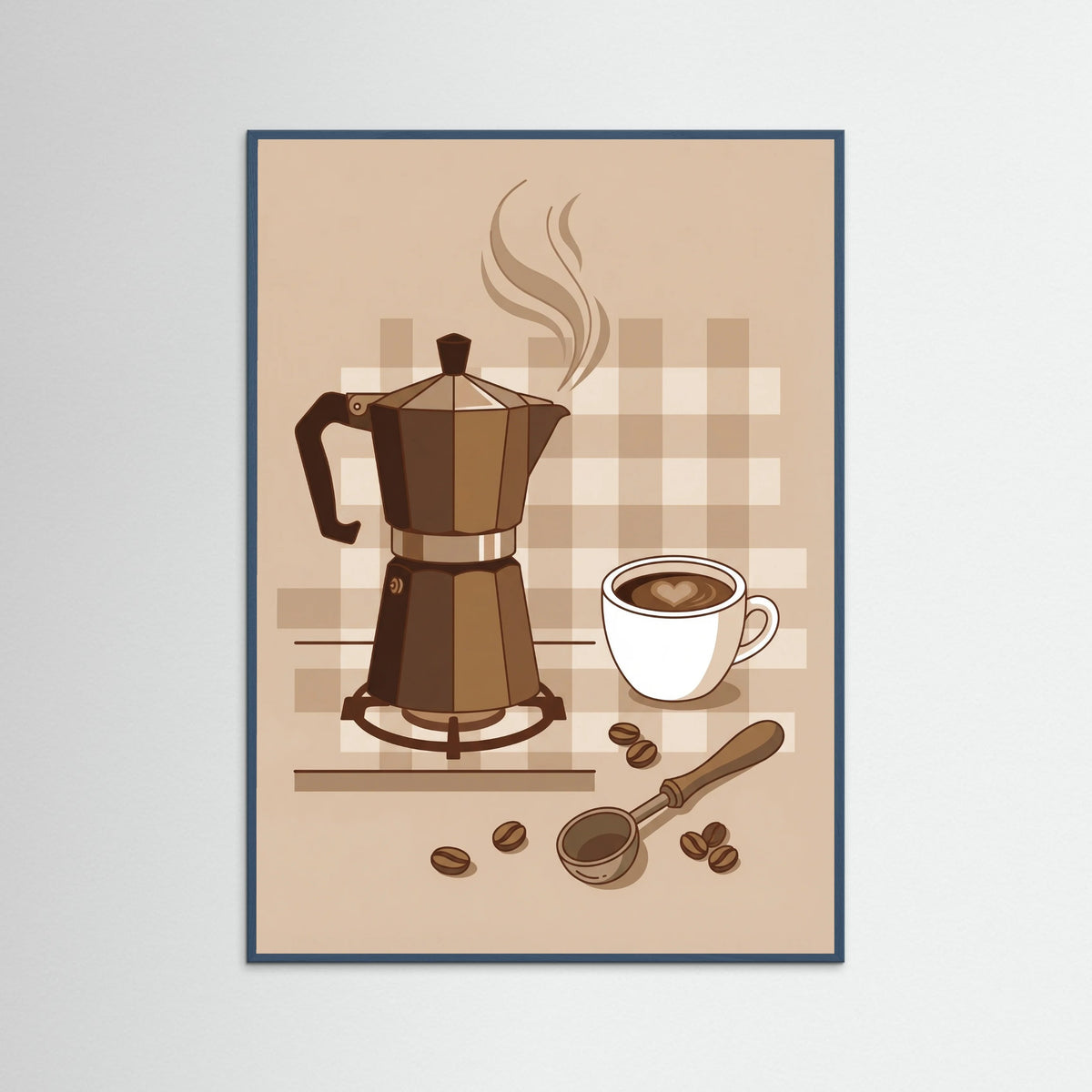 Teal Wood Coffee Essentials