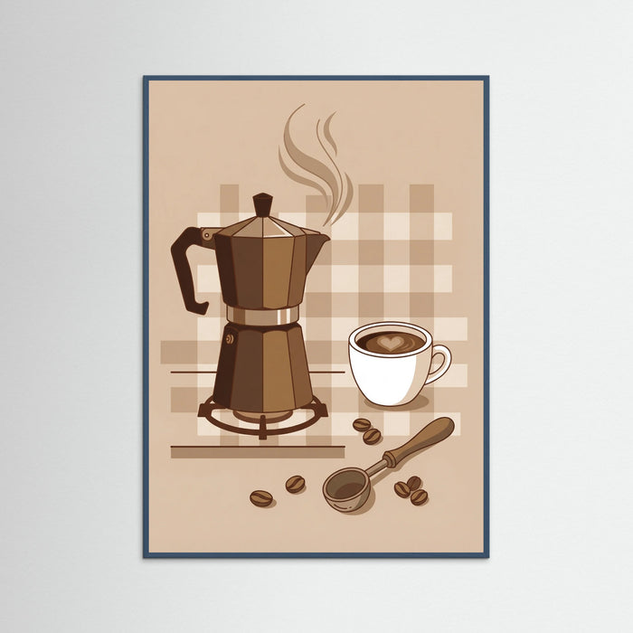 Teal Wood Coffee Essentials