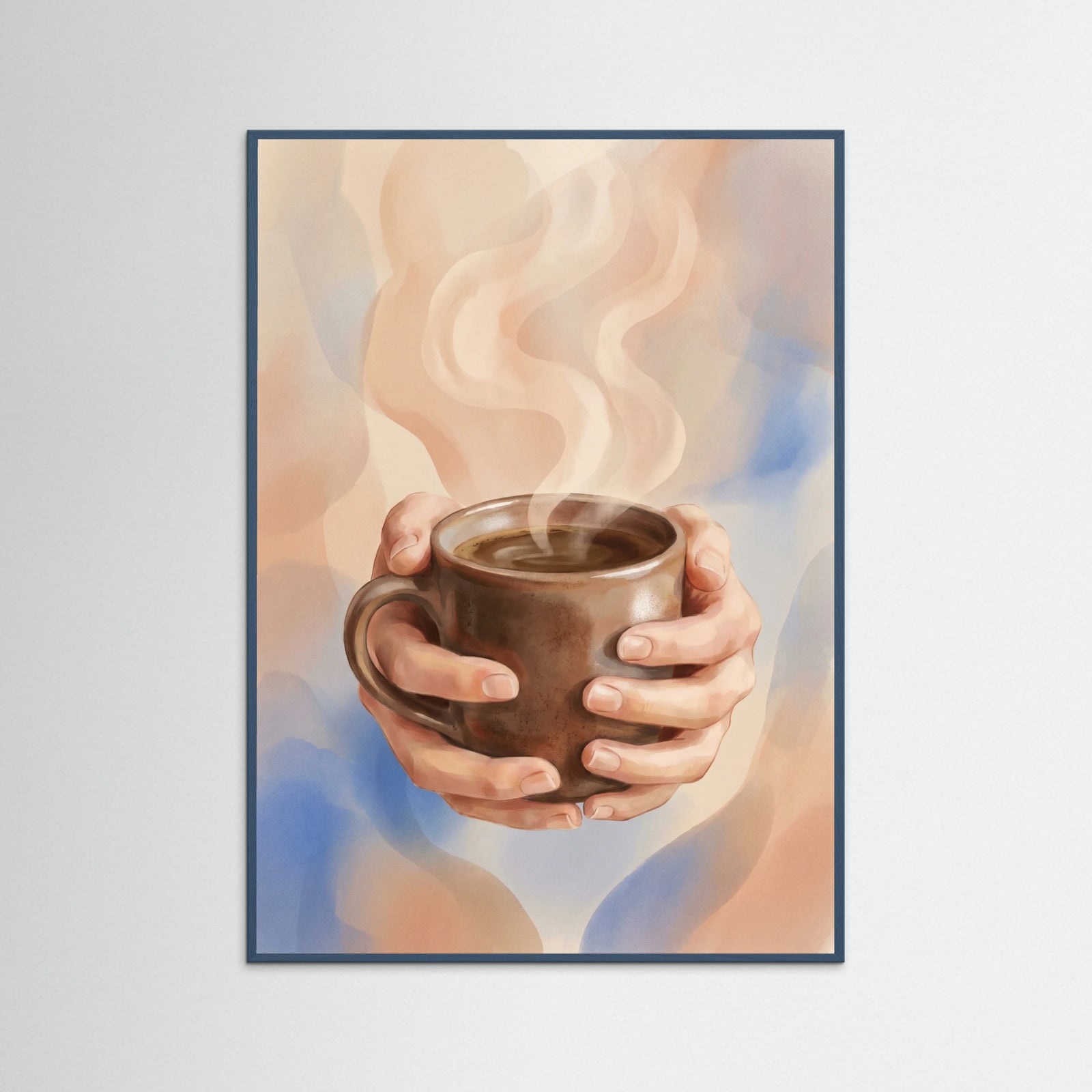 Teal Wood Coffee Pour