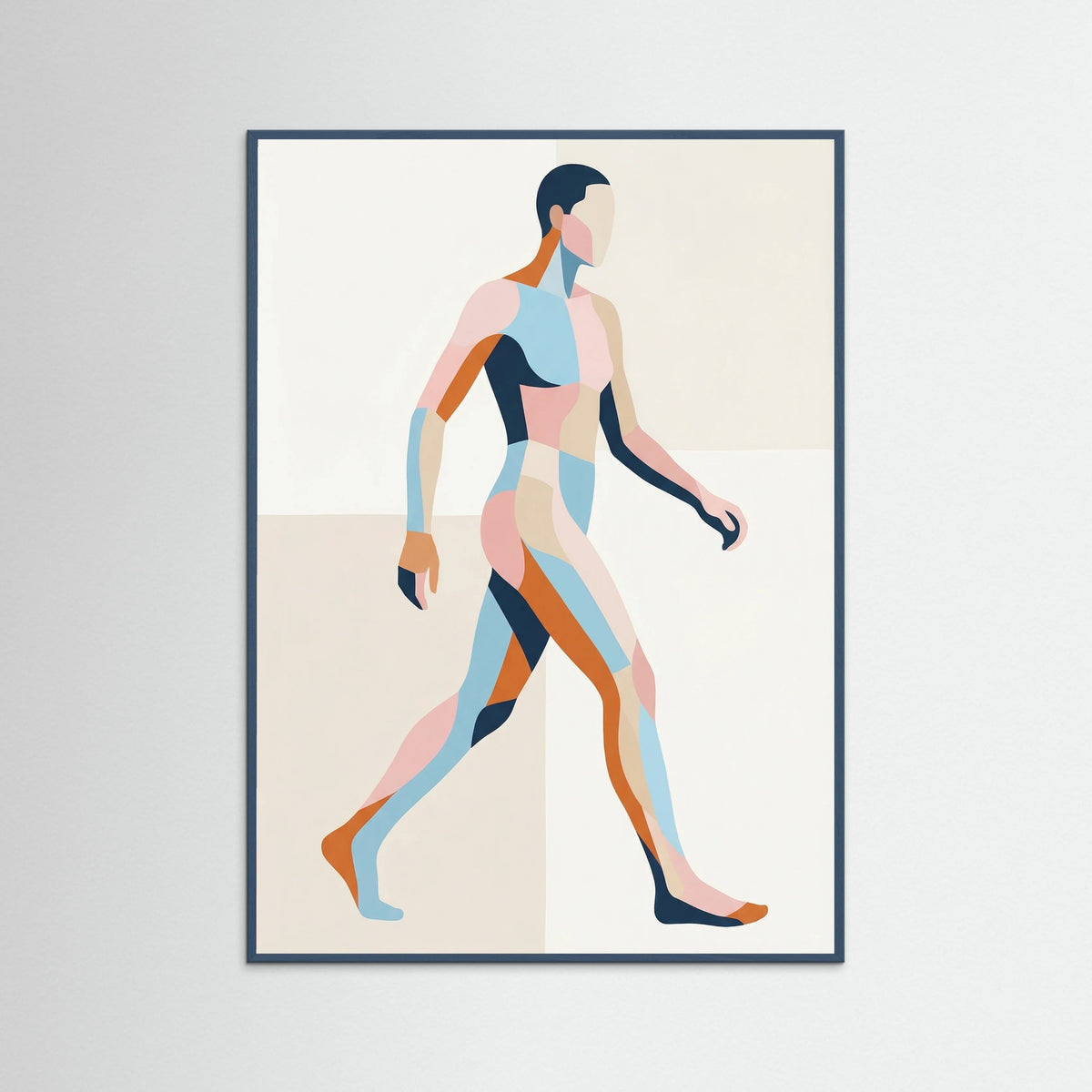 Teal Wood Color Block Visage