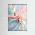 Teal Wood Colorful Serenity