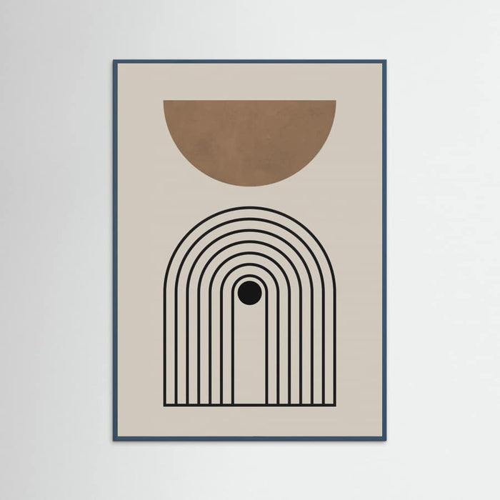 Composition lines and circles 5 Poster – plakat og kunsttryk