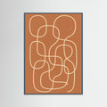 Teal Wood Contour Puzzle