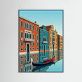 Teal Wood Copenhagen Canal Houses