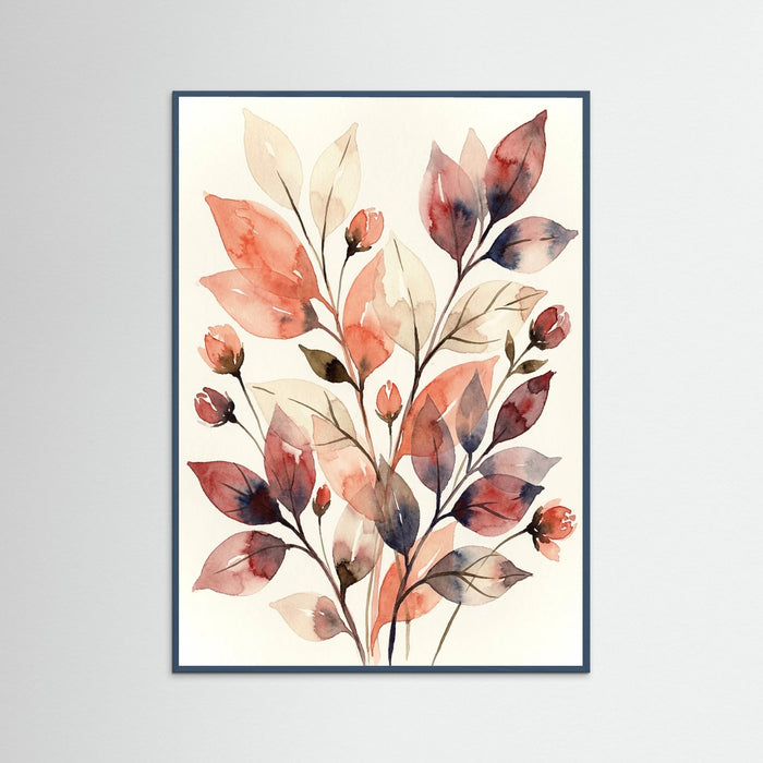 Teal Wood Coral Bloom