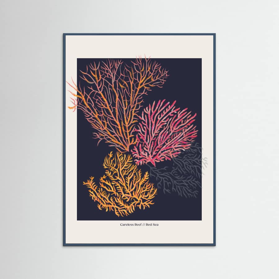 Affiche Coral Garden Careless Reef – affiche et impression d’art