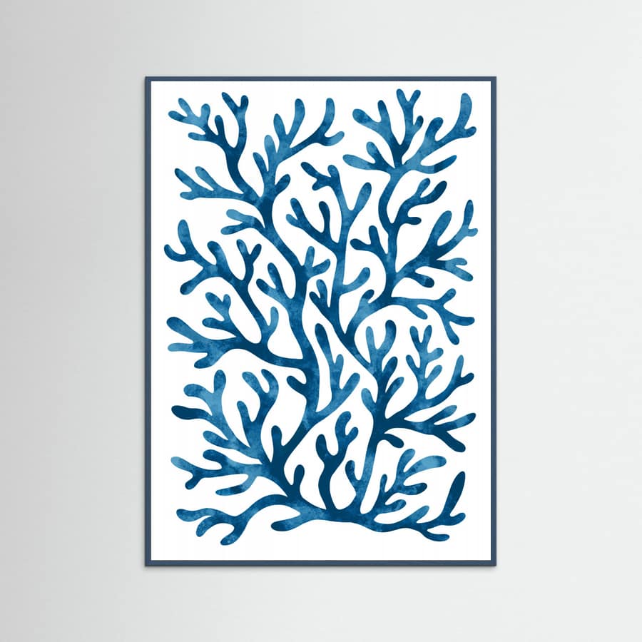 Coral pattern II Poster – poster and art print