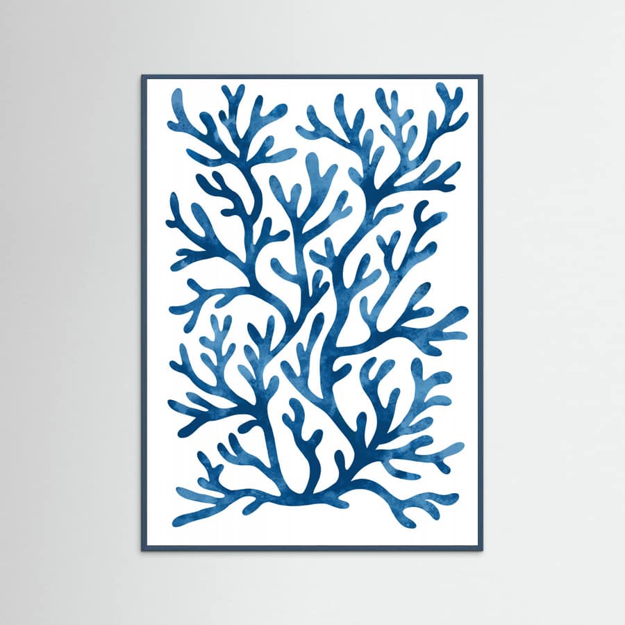 Coral pattern Poster – poster and art print