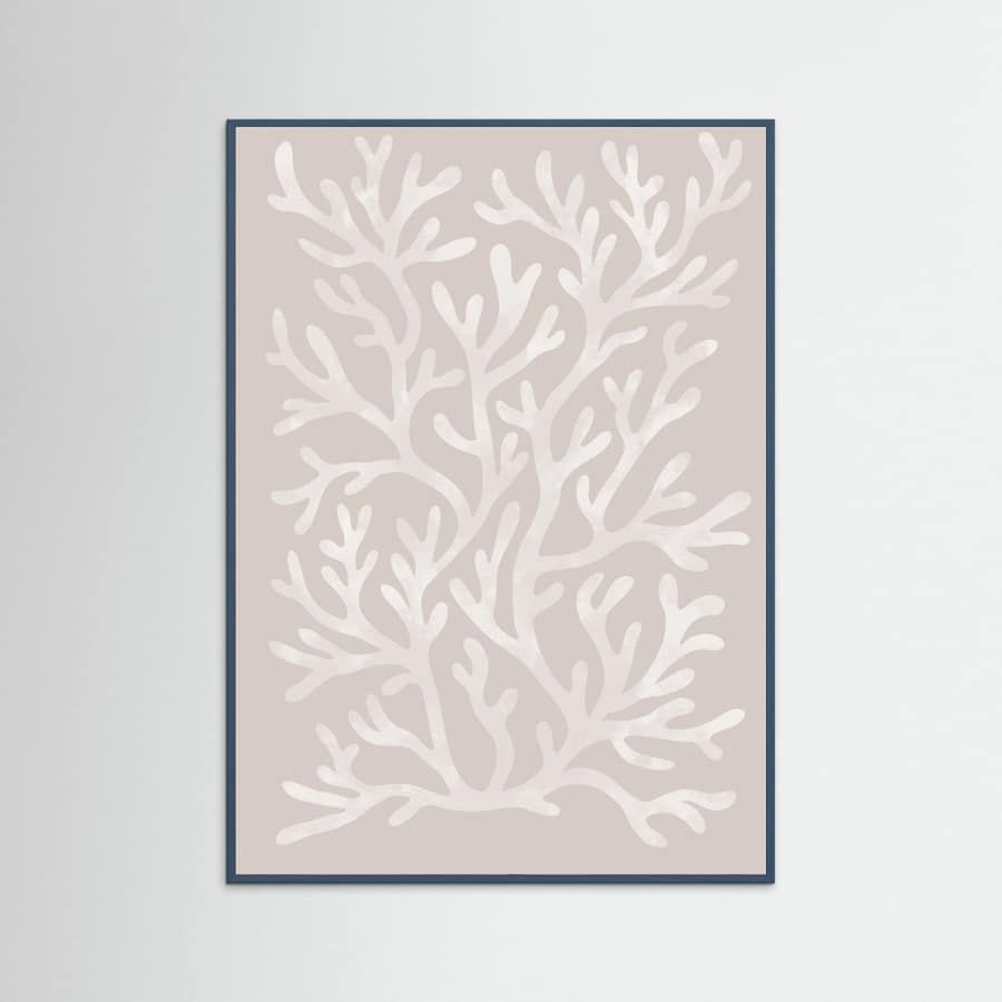 Coral pattern Poster – poster and art print