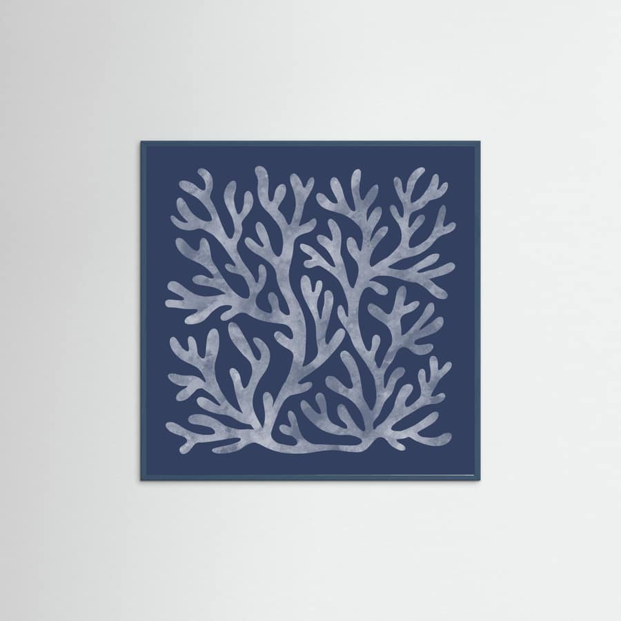 Coral square Poster – poster and art print
