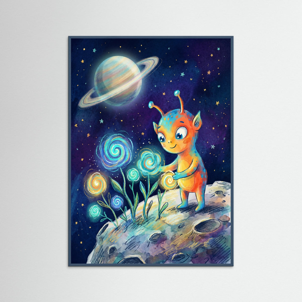 Teal Wood Cosmic Adventure