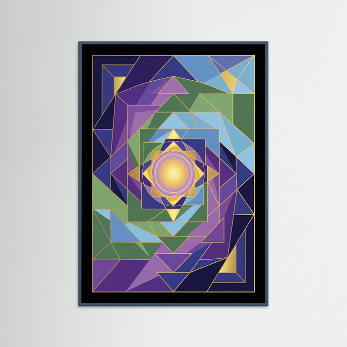 Teal Wood Cosmic Ascent