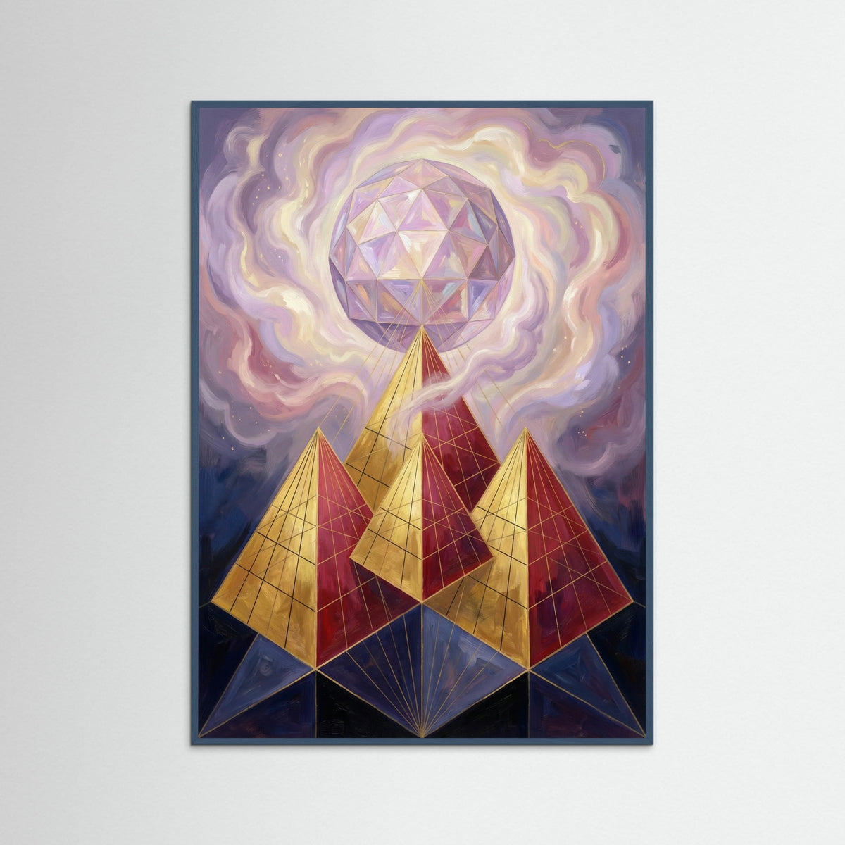 Teal Wood Cosmic Ascent