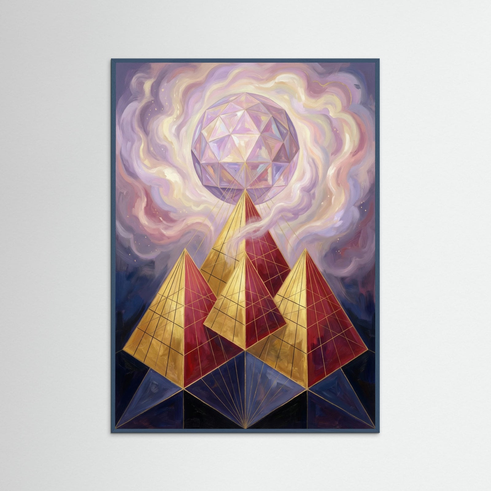 Teal Wood Cosmic Ascent