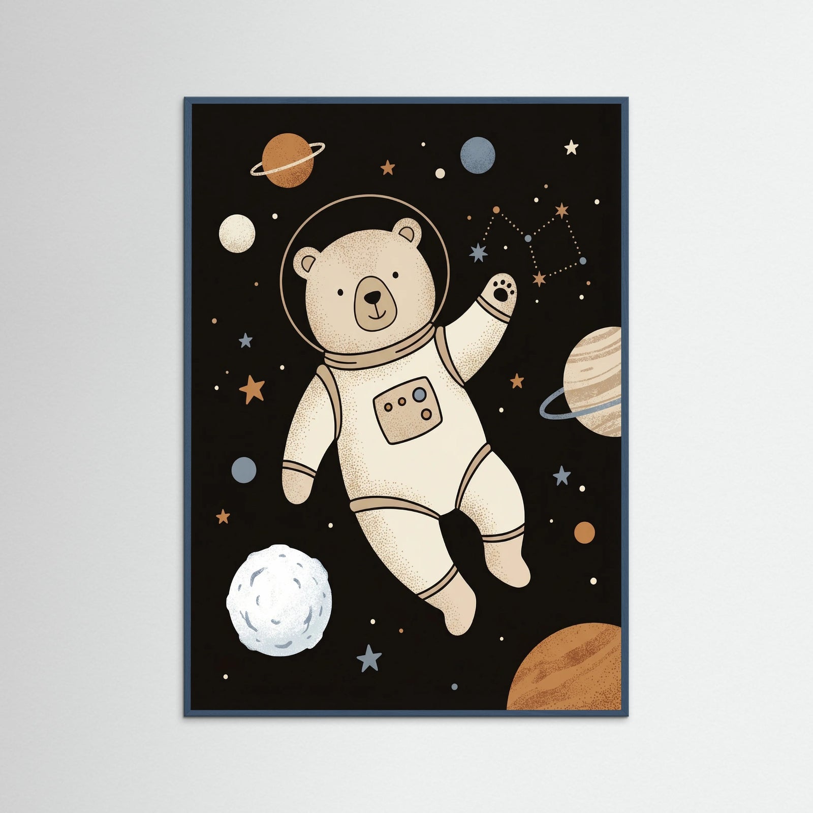 Teal Wood Cosmic Cat Explorer