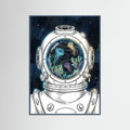 Teal Wood Cosmic Gaze