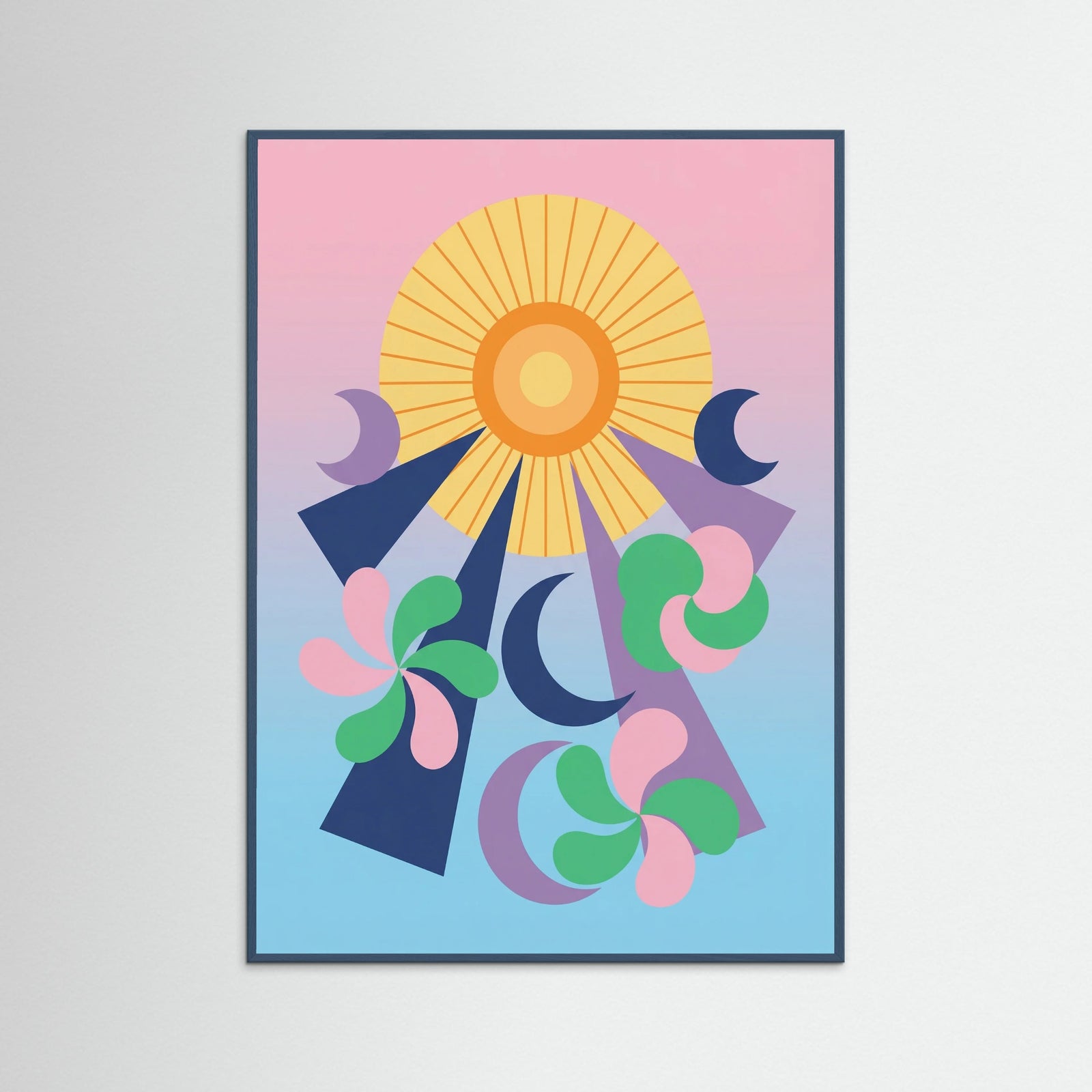 Teal Wood Cosmic Growth