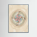 Teal Wood Cosmic Organic Evolution