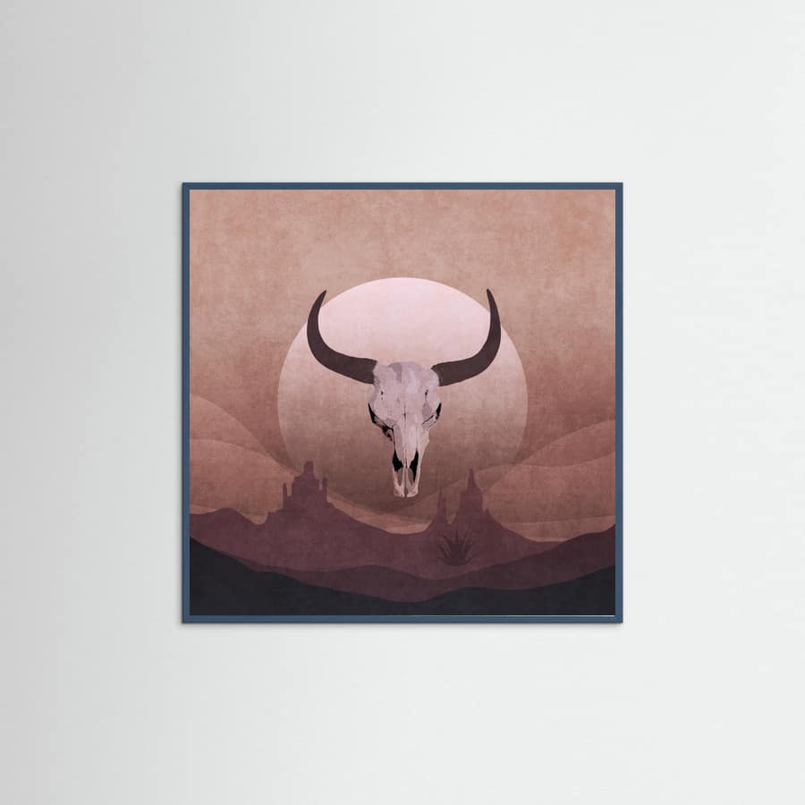 Affiche Cowboy Skull – affiche et impression d’art