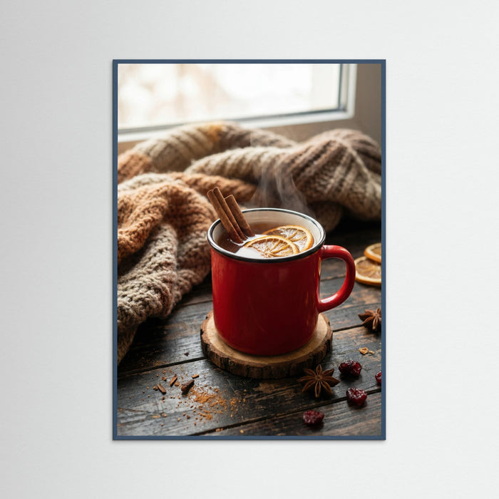 Teal Wood Cozy Cocoa