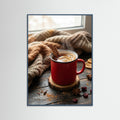 Teal Wood Cozy Cocoa