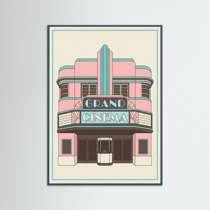 Teal Wood Crescent Facade