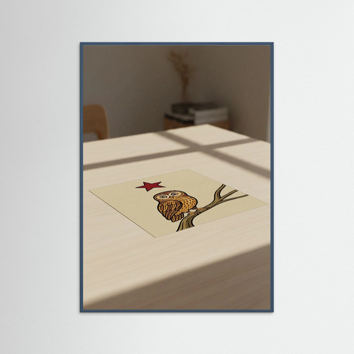 Teal Wood Crescent Tiger