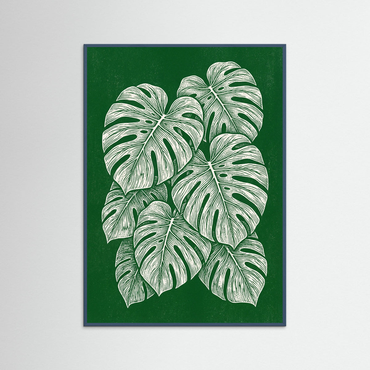 Teal Wood Crimson Bloom White