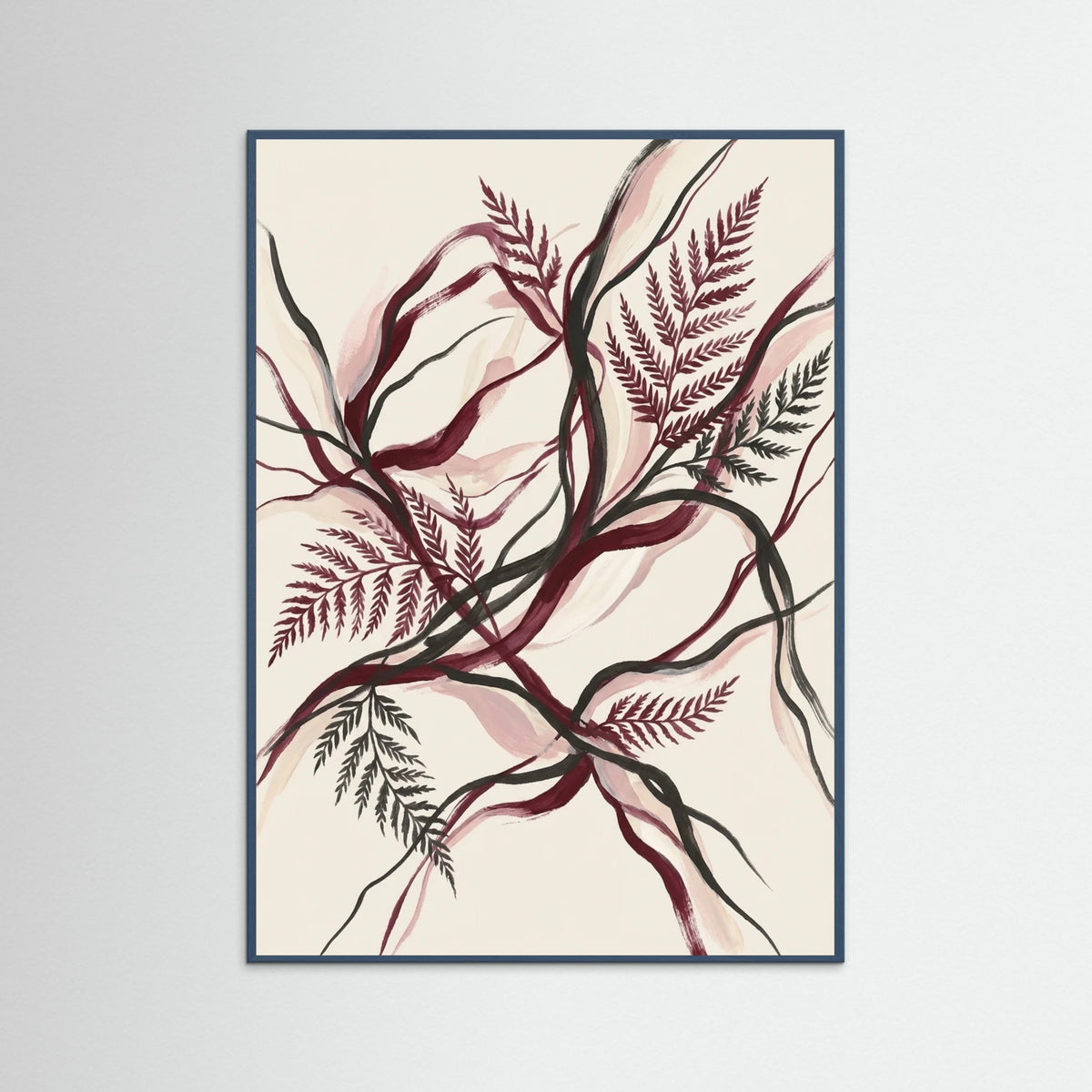 Teal Wood Crimson Bloom
