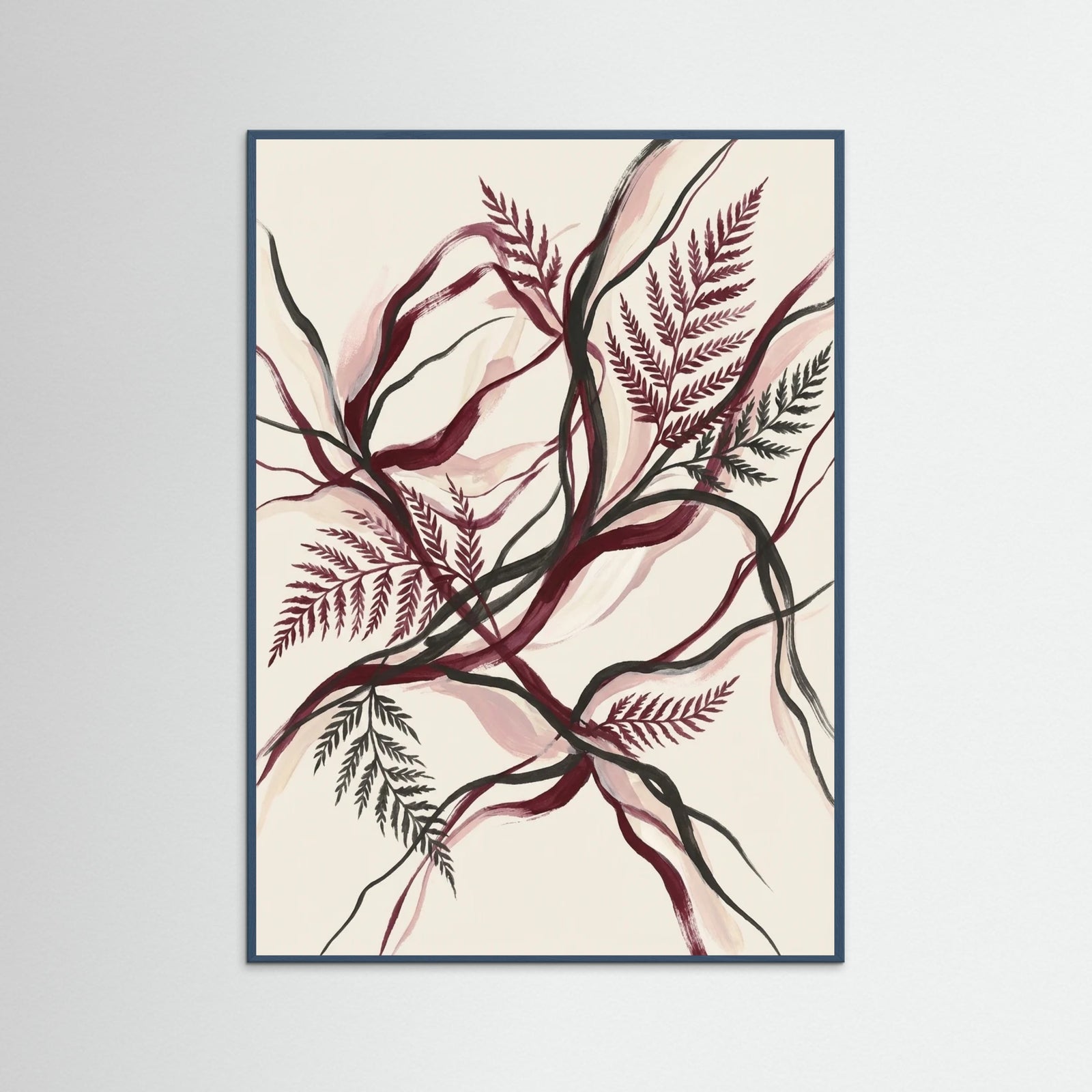 Teal Wood Crimson Bloom