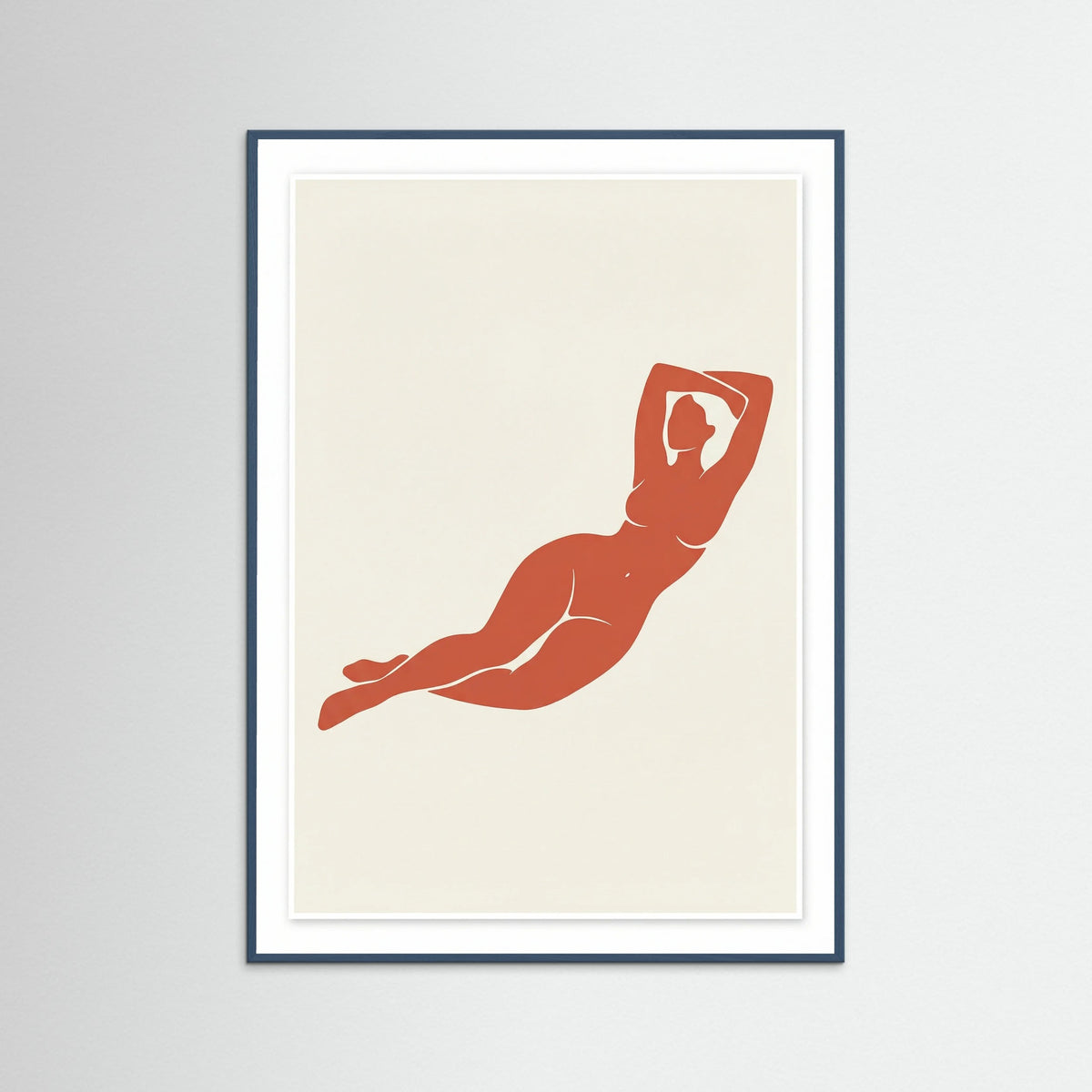 Teal Wood Crimson Figure