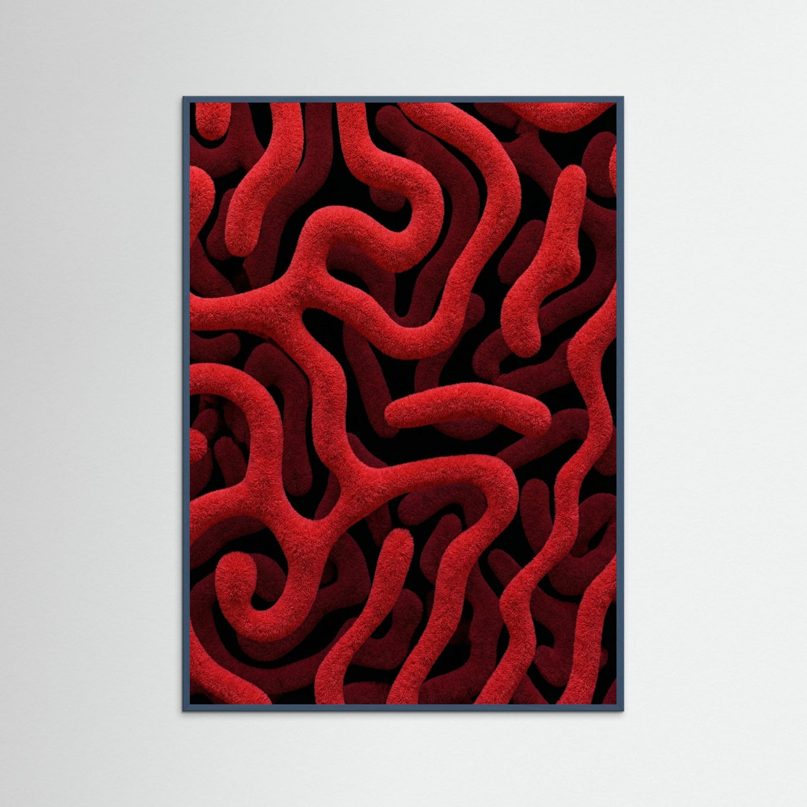 Teal Wood Crimson Labyrinth