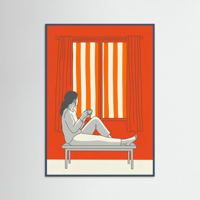 Teal Wood Crimson Repose