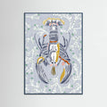 Crustacean Core grey -juliste – juliste ja taidepainatus