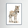 Teal Wood Curious Giraffe Calf