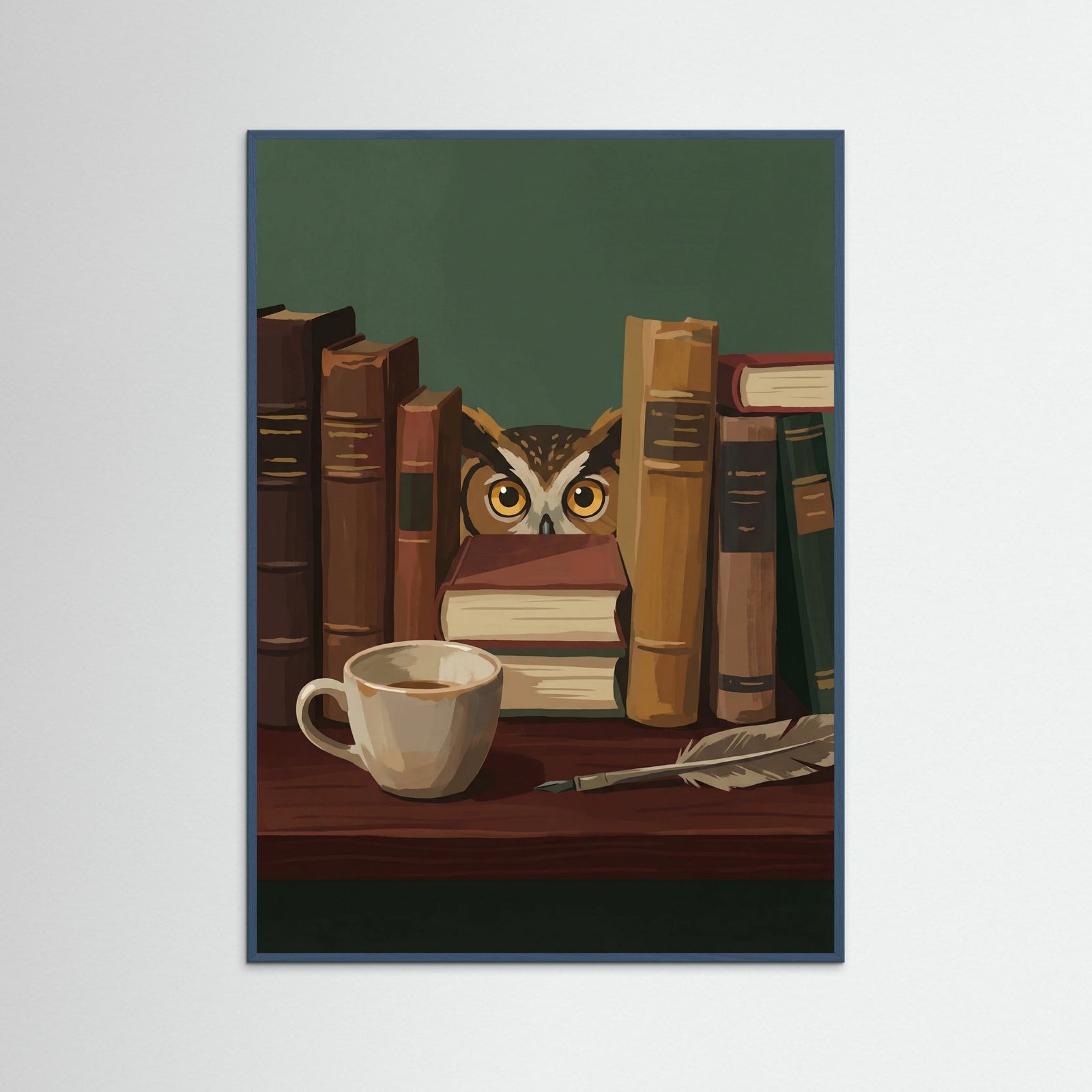 Teal Wood Curious Sips