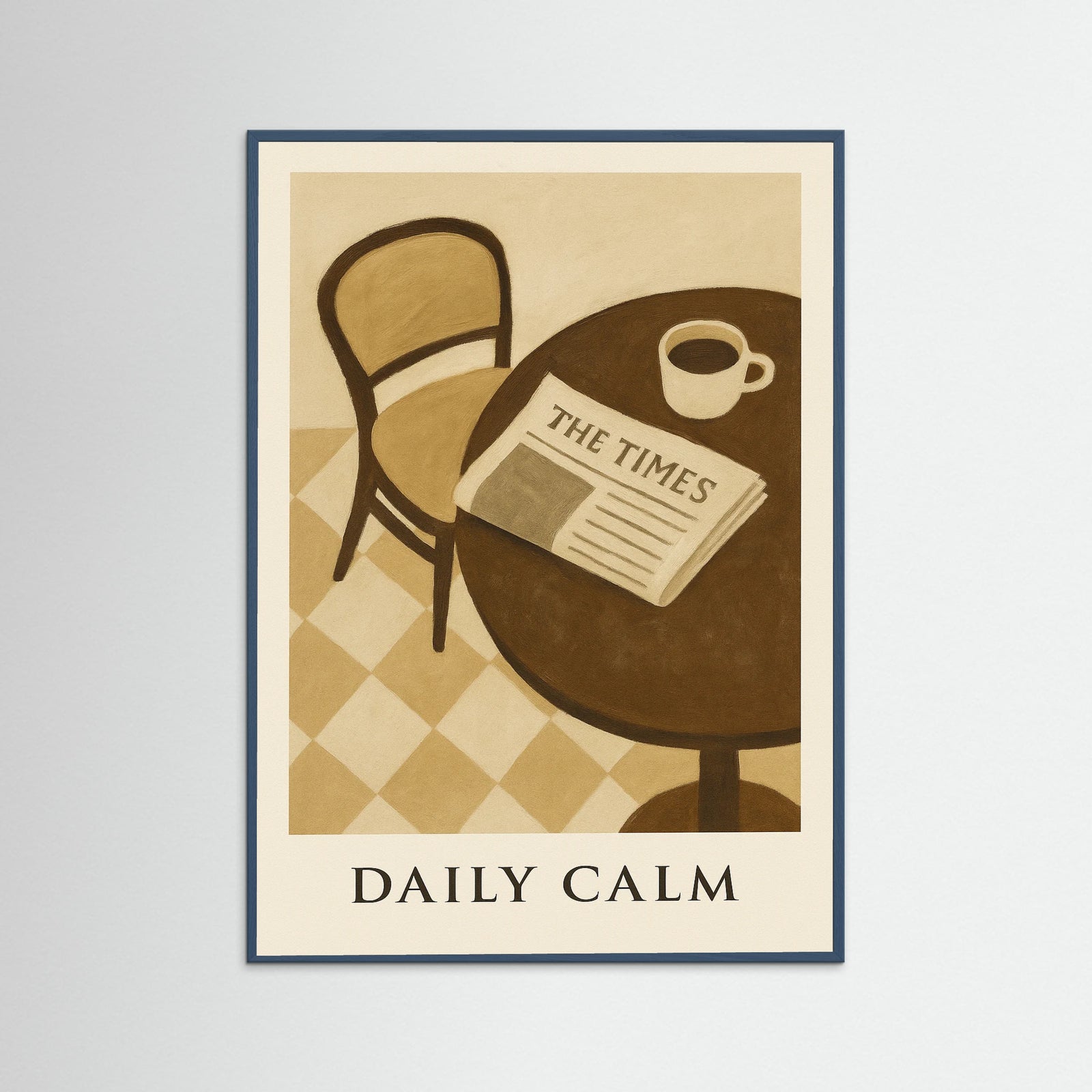 Teal Wood Daily Calm