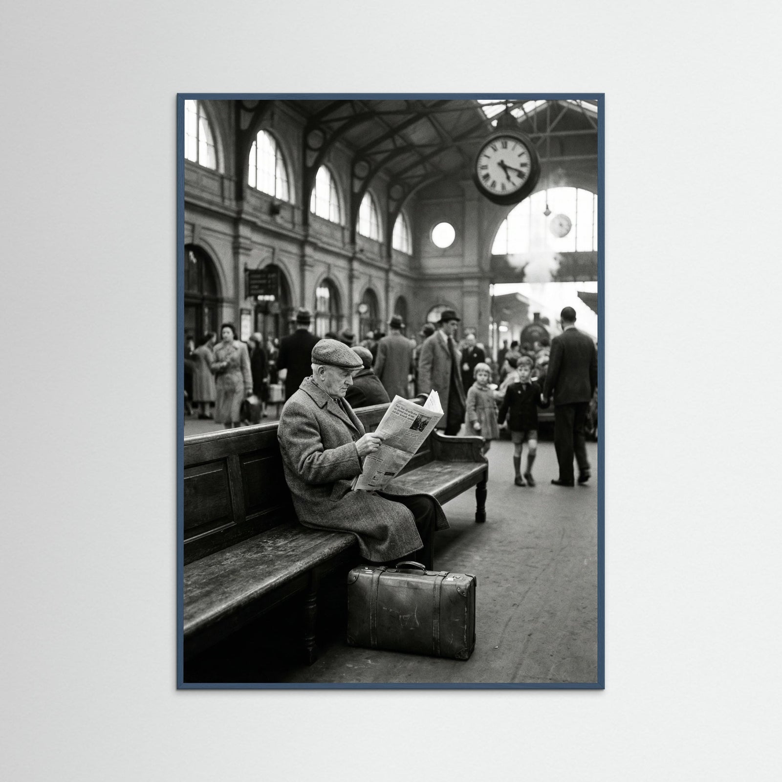 Teal Wood Dalmatian Daydream