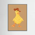 Póster Daphne the Cowgirl Duckling – póster e impresión artística