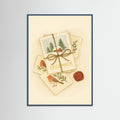Teal Wood December Postcards