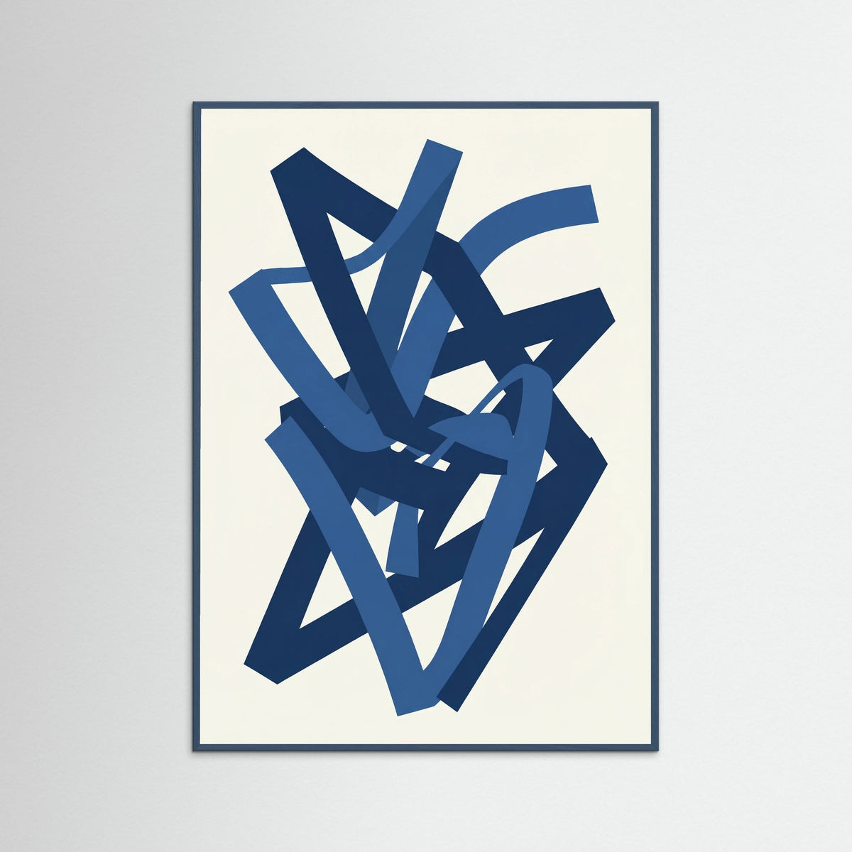 Teal Wood Deep Blue Strands