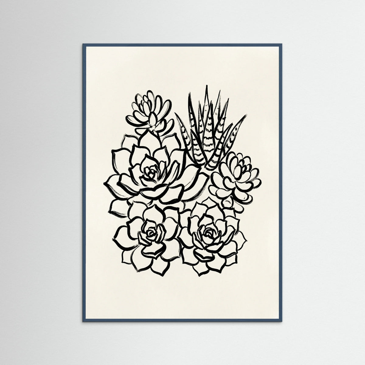 Teal Wood Desert Bloom