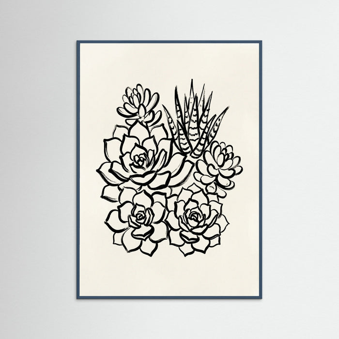 Teal Wood Desert Bloom