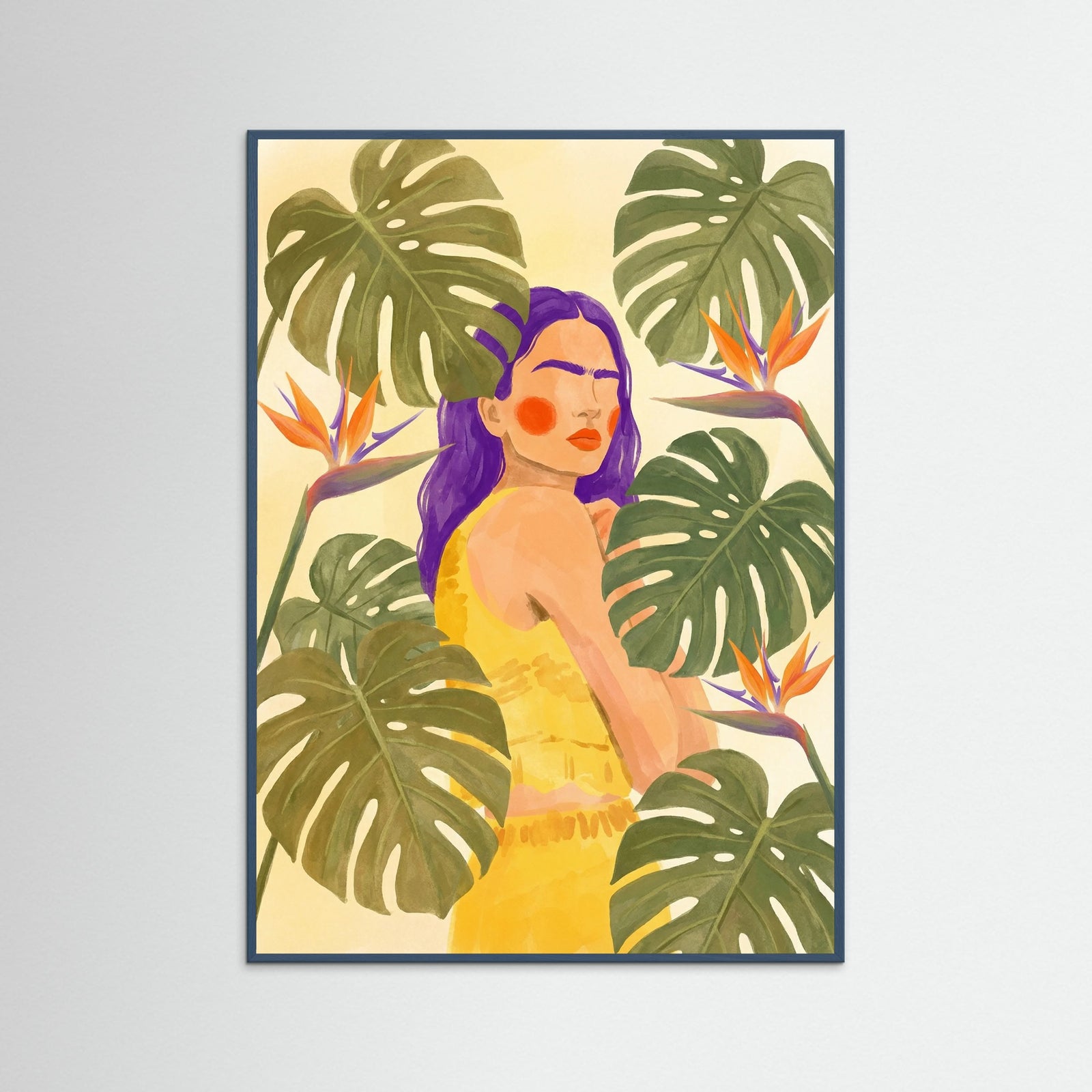 Teal Wood Desert Bloom