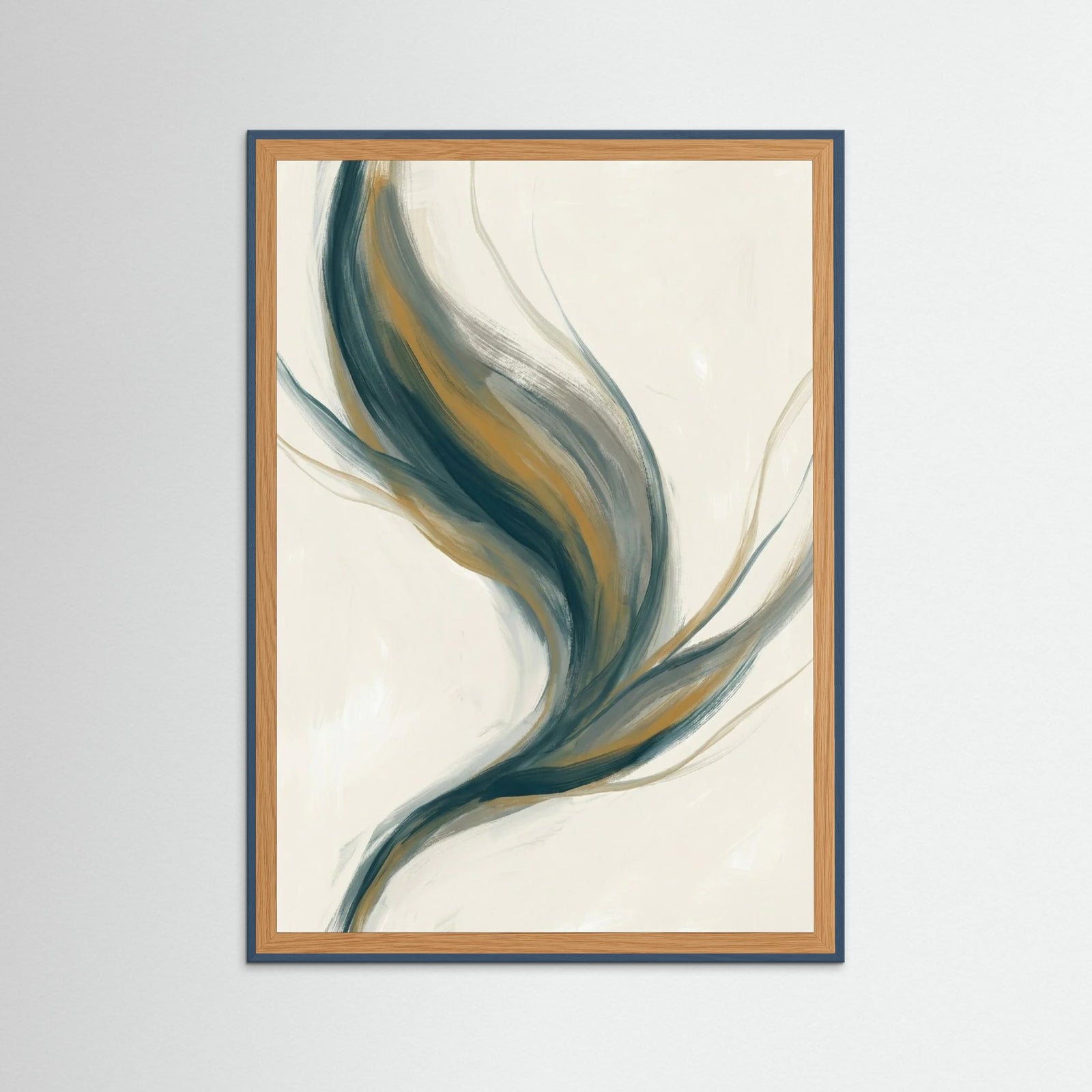Teal Wood Desert Bloom
