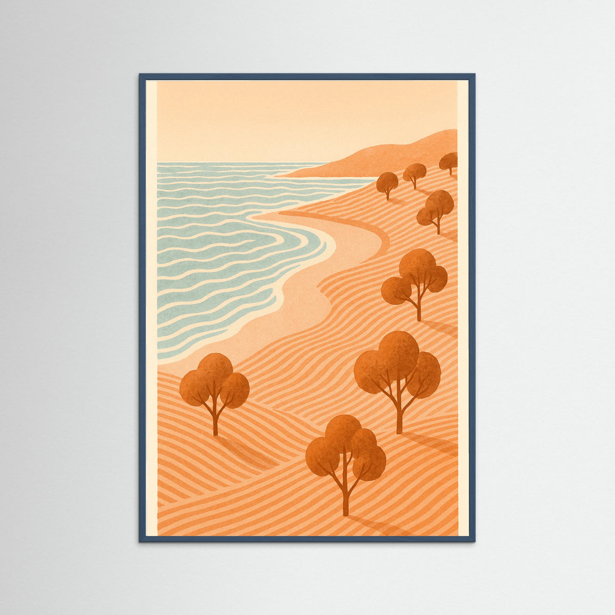 Teal Wood Desert Ethereal